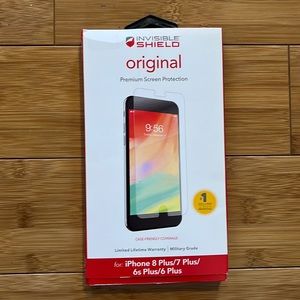 ZAGG Invisible Shield for iPhone 8 Plus / 7 plus / 6s plus or 6 plus